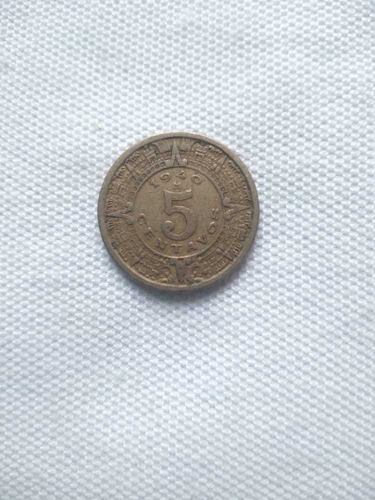 Moneda De 1940 De 5 Centavos 
