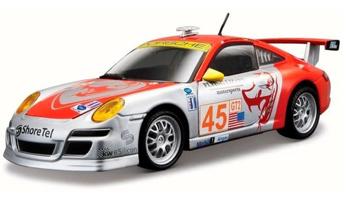 Porsche 911 Gt3 Rsr Carreras Racing Burago 1/24 Nuevo