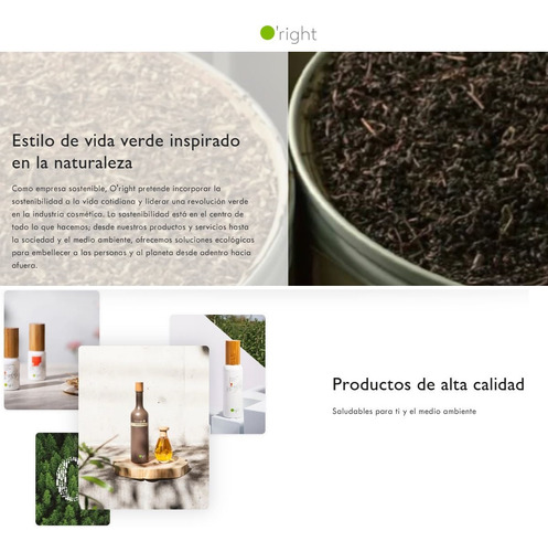 Crema De Manos Green Tea 40ml Hidratación O'right