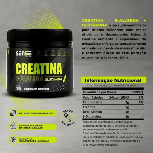 Kit Whey Sense Iso + Creatina