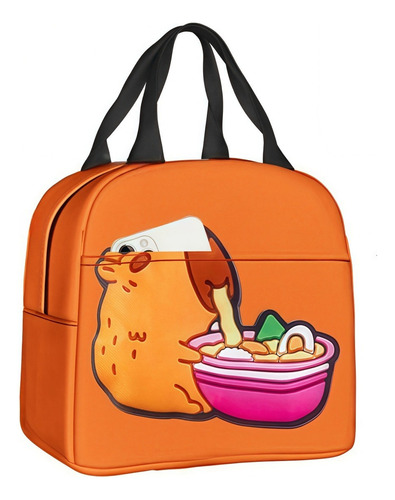 Bolsa De Almuerzo Con Estampado De Carpincho, Regalo Para Ni