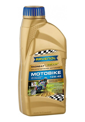 Aceite Sintético Para Motos Ravenol Motobike Racing 10w40