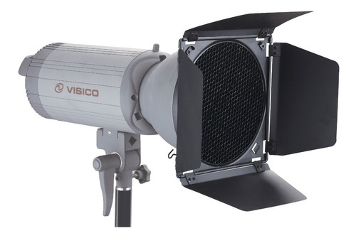 Imagen 3 de 10 de Chapaletas Barndoor Flash Estudio C/ Panal Abejas Y Filtros