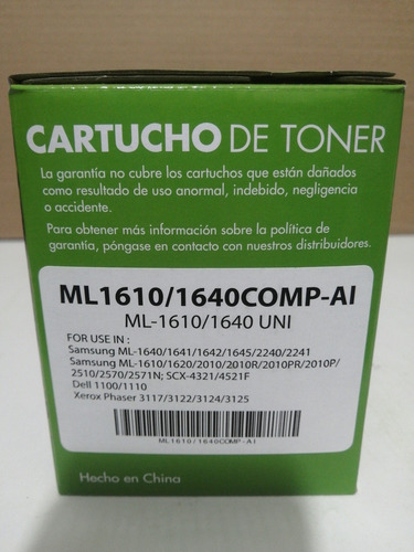 Kit 10 Toner Compatible Ml1610 / Ml1640/ Ml2010 Generico