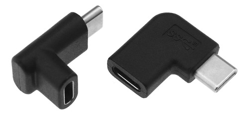 Creative-idea - Adaptador Usb 3.1 Tipo C De 90 Grados, Macho