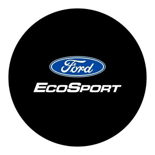 Capa De Estepe Ford Ecosport Aro 15 16 Couro Sintético