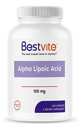 Bestvite Ácido Alfa Lipoico 100 Mg (240 Cápsulas) - Sin Es