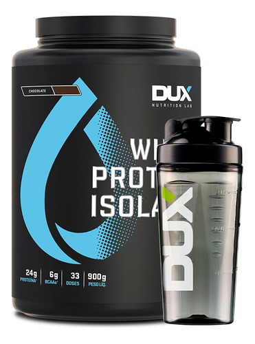 Whey Protein Isolado 900g + Coqueteleira Sabor Cappuccino