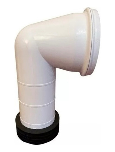 Codo Conexion 90º Pvc  Wc  Piso 30cm // Luney