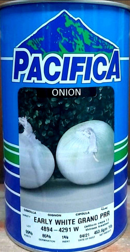 Semilla De Cebolla Grano Blanco 1 Libra Marca Pacifica