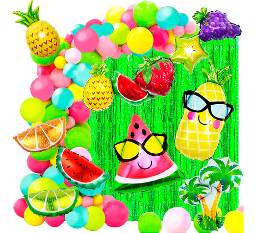 50 Art Fruta Tropical Candybar Cumpleaños Globo 