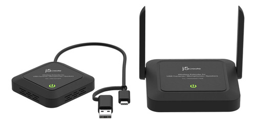 Extensor Inalámbrico Usb C/a Usb Negro