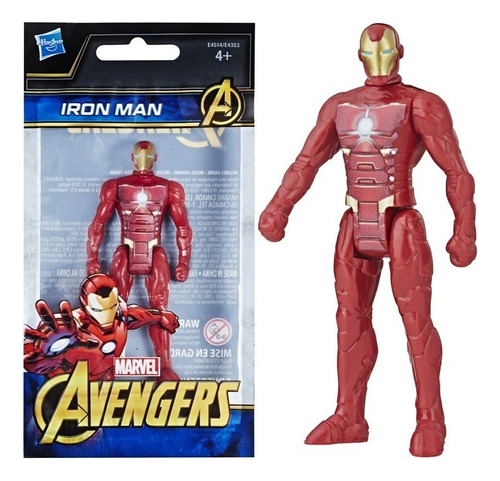 Mini Figura De Açao Marvel Homem De Ferro Hasbro E4353