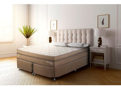 Cama Box King 193x203x58cm Molas Ensacadas Toronto Wt