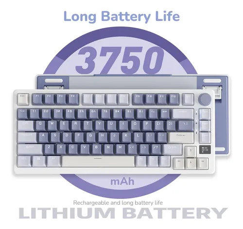 Rk Royal Kludge Teclado Mecánico M75 Con Pantalla