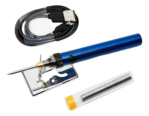 Kit De Soldador Usb Premium Diy 15w Herramienta De Azul