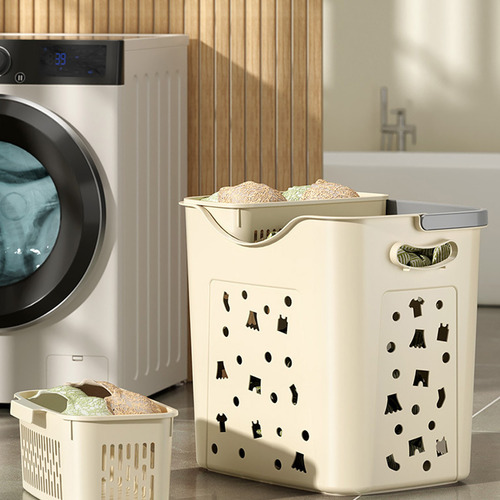 Cesta De Plástico Para Ropa Sucia, Baño, Dormitorio