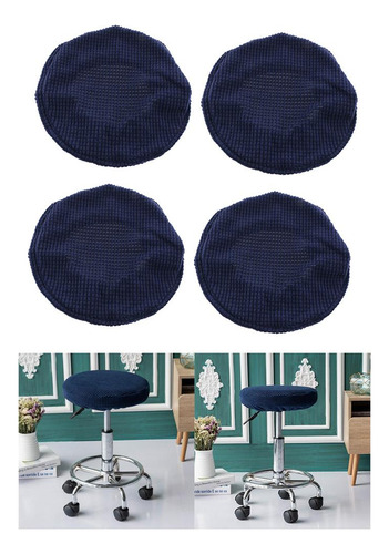 4x Taburete De Bar Elástico Funda De Asiento De Silla Para