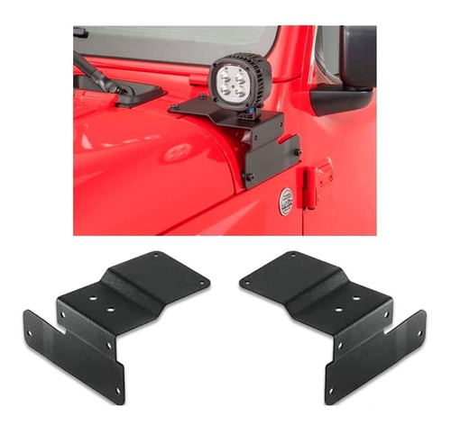 Bases Dually Para Faros Jeep Wrangler Jl 2019-2021 Rubicon  