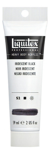 Tinta Acrílica Liquitex Heavy Body 338 Iridescent Black 59ml