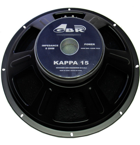 Combo 2 Woofer 15 Array 1200w Parlante Gbr Kappa15