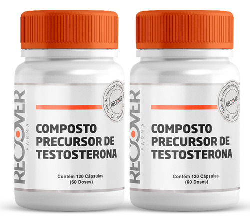 2x Composto Precursor De Test - 120 Cápsulas - Recover Farma