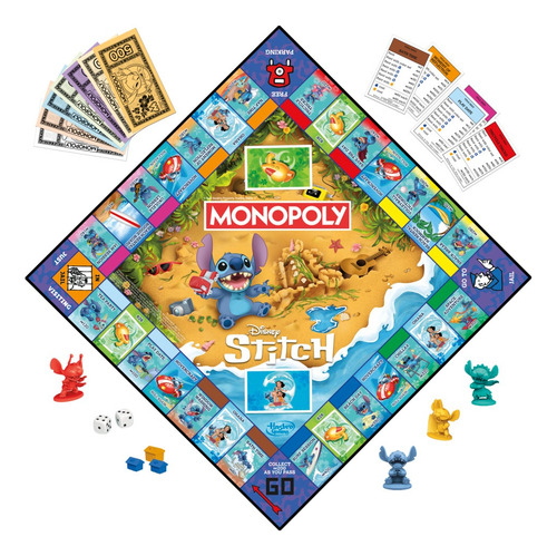 Juego De Mesa Monopoly Disney Stitch