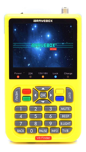 V8 Finder - Buscador De Satélite Digital Con Pantalla Lcd De