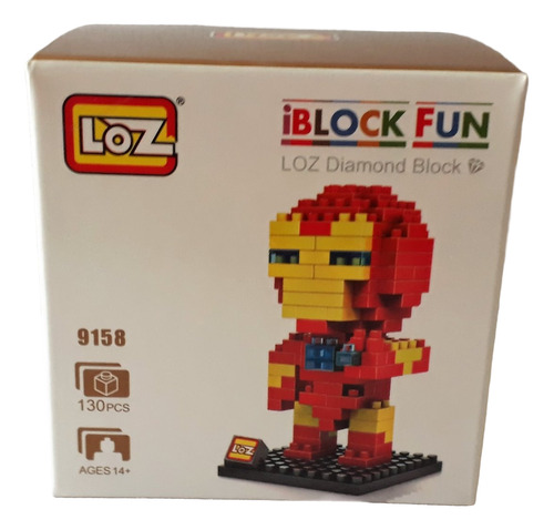 Iron Man Miniblocks 3d