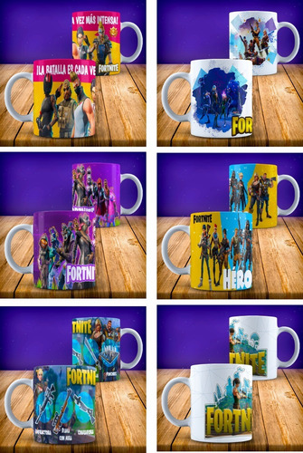 Pack Plantillas Tazas Fortnite La Casa De Papel Walking Dead
