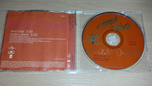 Enrique Iglesias, Ritmo Total Cd Promo Muy Raro Del Año 1999 (Usado)