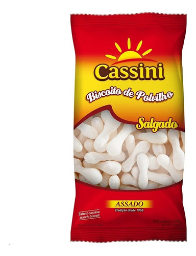 Kit Com 10 Biscoitos De Polvilho Cassini 200g