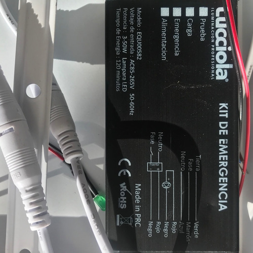 Imagen 2 de 3 de Pack X5 Kit Emergencia Driver Universal Para Panel Led