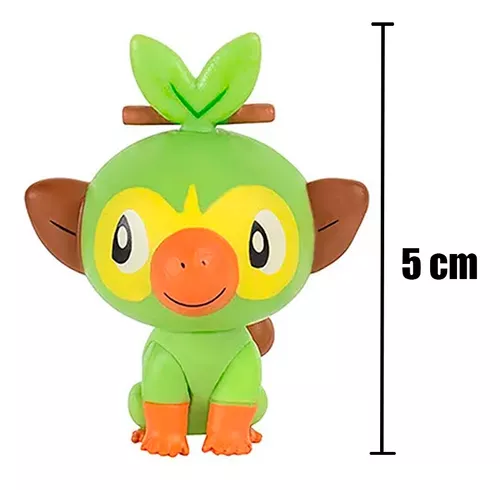 Boneco Pokémon Figura de Batalha Grookey c/ Case