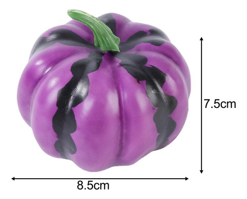 6 Piezas De Calabazas Artificiales Falsas Modelo De Mesa