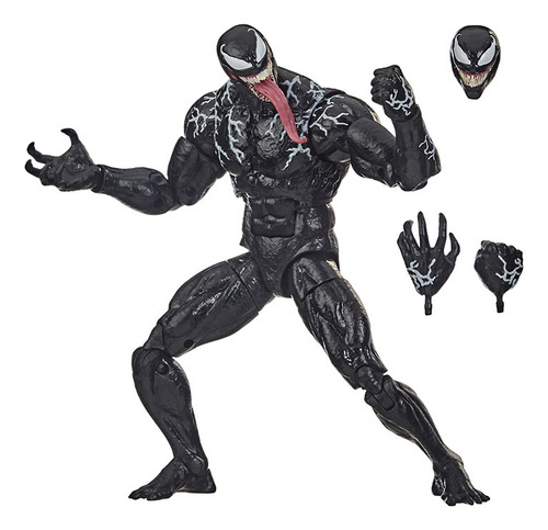 Maqueta De Figura De Acción Venom De Marvel Legends Para Niñ