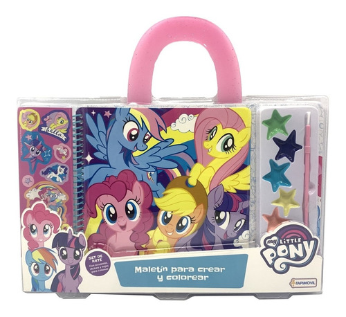 Maletin Crear Y Colorear Little Pony Lny 09338 Loonytoys