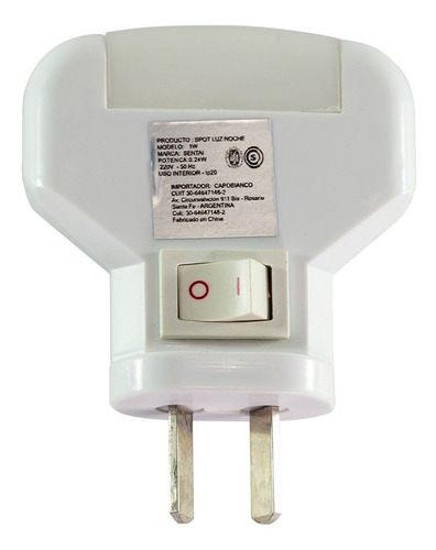 Imagen 2 de 2 de Luz Led X3 P/ Abuelos Niños Chicos Bebes Minimo Gasto 220v