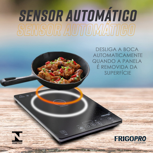 Fogão Cooktop De Indução Elétrico De 1boca 2000w 220v C2023