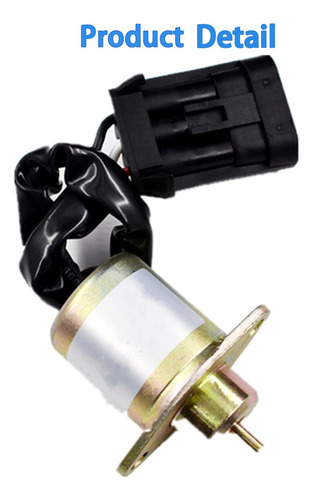 Solenoide Corte Combustible 12 V Para Minicargadoras Bobcat
