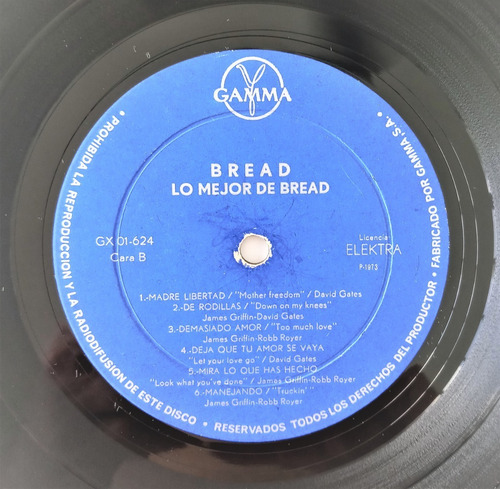 Bread Lp Lo Mejor De Bread (Usado)