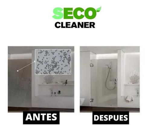 Imagen 5 de 7 de Limpiavidrio 1 L En Seco De Baños Mampara Espejo Ventana