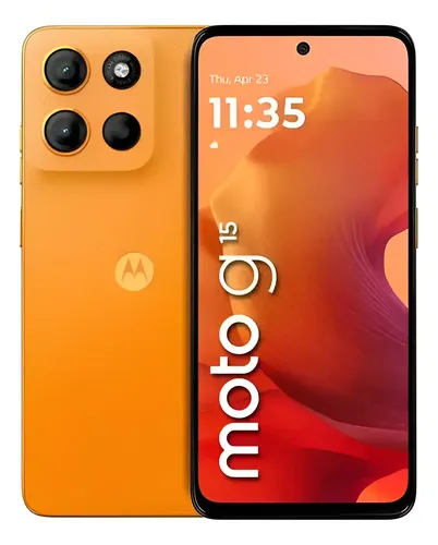 Smartphone Motorola Moto G15 128gb4gb Ram Laranja - Laranja