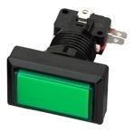 Chave Pbs-34 Verde (tipo Push Button)