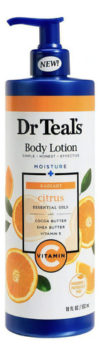  Body Lotion Dr Teal's Citrus  473 Ml