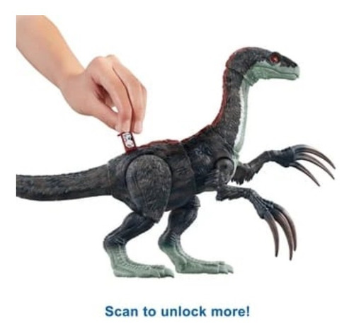 Imagen 3 de 6 de Therizinosaurus Con Sonido Mattel Jurassic World Dinosaurio