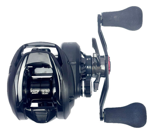 Carretilha Okuma Hakai Hdt100x-a 8.1:1 Drag 9Kg Direita Cor Preto 7 Rolamentos Profissional