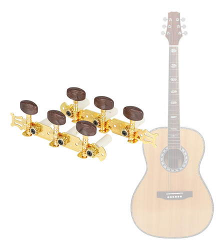 Afinación De Guitarra Teclas De Afinador Abiertas 14: 1
