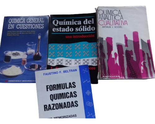 Lote Libro Quimica Estado Solido Analitica Cuantitativa 