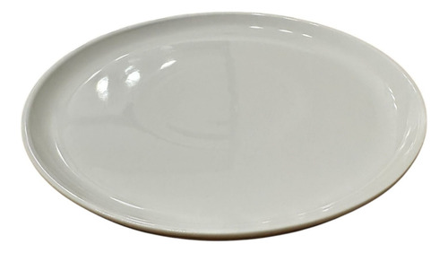Plato Llano Fondo 27cm Porcelana Wellington Borde Vertical